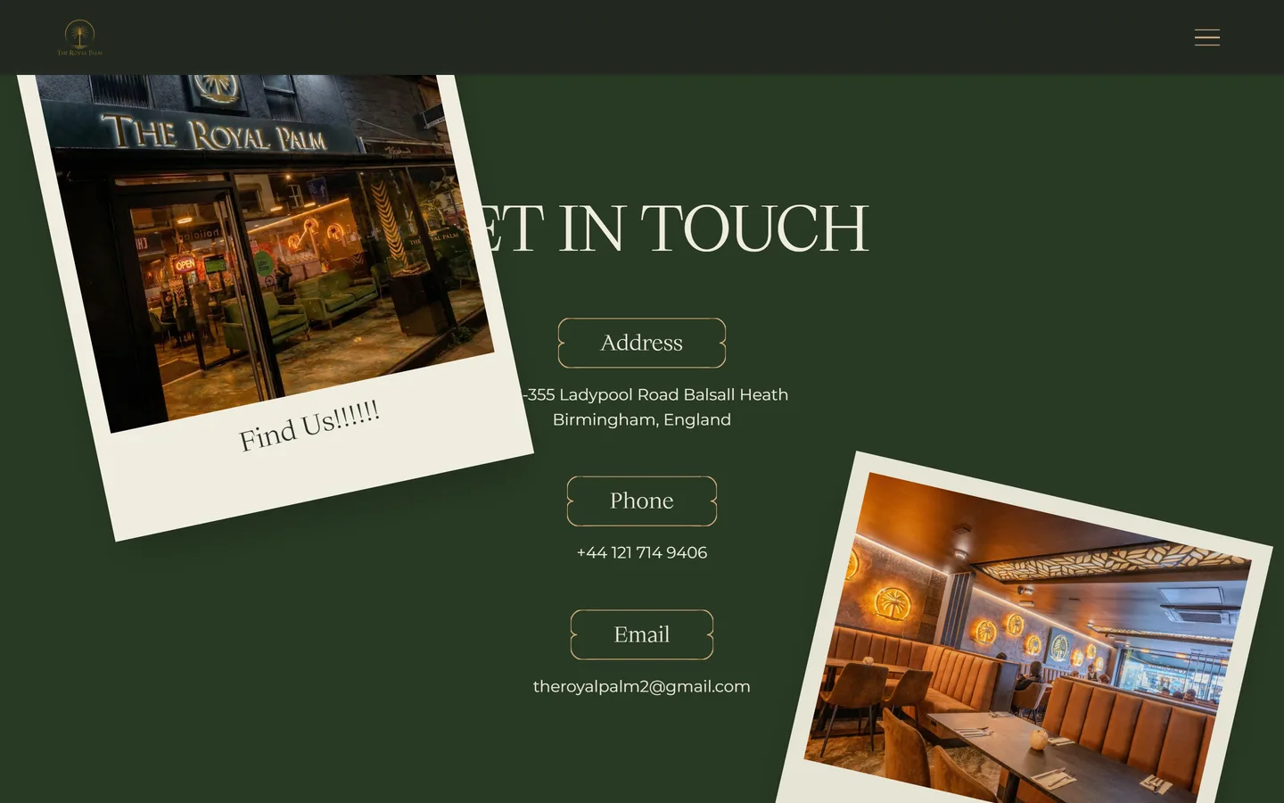 The Royal Palm, Food & Beverage project