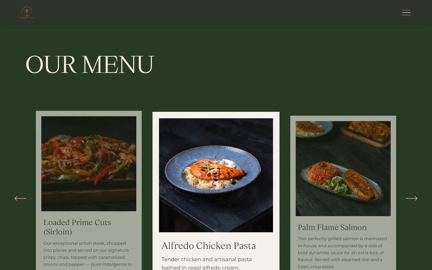 The Royal Palm, Food & Beverage project