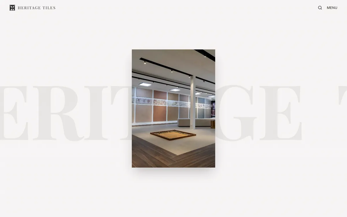 Heritage Tiles's website: Artisan zellige, ceramic and stone tiles.